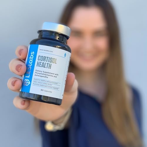 LES Labs Cortisol Health – Alivio del Estrés, Respuesta de Cortisol Balanceada, Relajación y Sueño Profundo – Fosfatidilserina, Magnesio, Corteza de - imagen 6