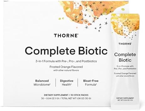 THORNE - Complete Biotic - Probiótico, Prebiótico y Postbiótico para Mujeres, Hombres y Niños - Apoya la Salud Digestiva e Inmunológica - 30 Porciones - imagen 1