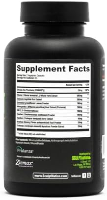 Sculpt Nation by V Shred Test Boost Max - Suplemento de Testosterona para Hombres - Tribulus Terrestris - Energía Natural, Resistencia y Fuerza - 60 - imagen 6