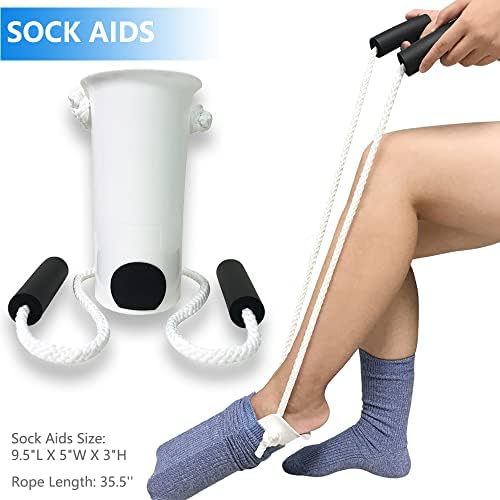 Kit de 7 Piezas para Cadera para Personas Mayores - Recuperación Tras Cirugía de Reemplazo de Cadera con Agarrador, Ayuda para Poner Calcetas, - imagen 4