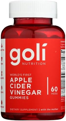 Goli Nutrition, Gomitas de Vinagre de Sidra de Manzana, 60 Unidades - imagen 1