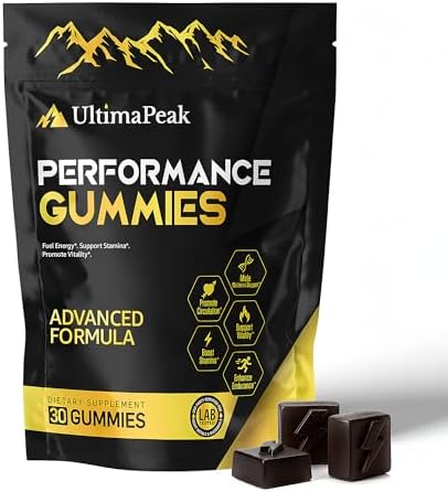Gomitas de Shilajit Pure UltimaPeak con Ashwagandha, Minerales Traza y Ácido Fúlvico, Suplemento Natural y No Transgénico, 30 Unidades - imagen 1