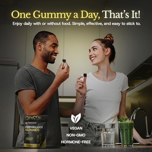 Gomitas de Shilajit Pure UltimaPeak con Ashwagandha, Minerales Traza y Ácido Fúlvico, Suplemento Natural y No Transgénico, 30 Unidades - imagen 6
