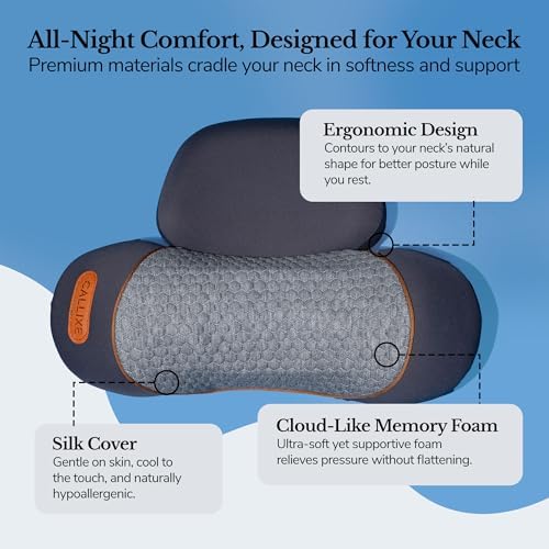 CALLIXE Original TheraPillow – Almohada Masajeadora 3 en 1 para Cuello con Calor y Tracción Suave | Soporte Relajante para Cuello y Hombros con - imagen 4