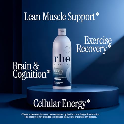 Rho Nutrition Creatina Monohidratada Liposomal - Suplemento Líquido de Alta Absorción para Masa Muscular, Recuperación y Energía Celular - imagen 3
