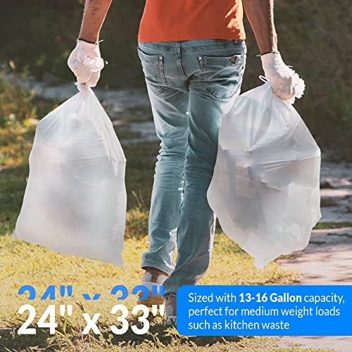 Bolsas de Basura Reli. SuperValue de 13 Galones | Paquete de 1000 | Bolsas para Cocina Altas | Transparentes Multiusos - imagen 4