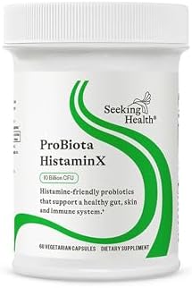 Seeking Health ProBiota HistaminX - Suplemento Digestivo para la Salud Intestinal - Apoya la Histamina con Lactobacillus Plantarum y Salivarius - 60 - imagen 1