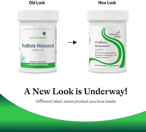Seeking Health ProBiota HistaminX - Suplemento Digestivo para la Salud Intestinal - Apoya la Histamina con Lactobacillus Plantarum y Salivarius - 60 - imagen 7