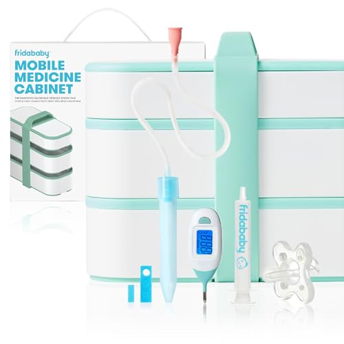 Kit de Viaje Frida Baby con Gabinete de Medicina, Incluye NoseFrida, Termómetro Rectal, Dispensador MediFrida y Estuche Portátil - imagen 3