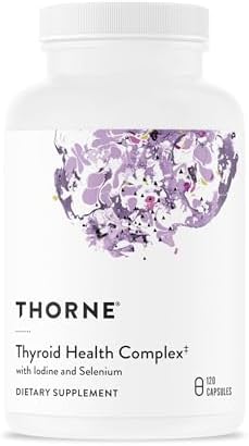 THORNE - Complejo de Salud de Tiroides - Cofactores para Soporte Funcional - Vitaminas B12, C y E, Ashwagandha, Yodo, Zinc, Selenio, Cobre y - imagen 1