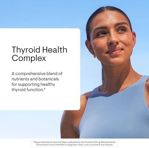 THORNE - Complejo de Salud de Tiroides - Cofactores para Soporte Funcional - Vitaminas B12, C y E, Ashwagandha, Yodo, Zinc, Selenio, Cobre y - imagen 4