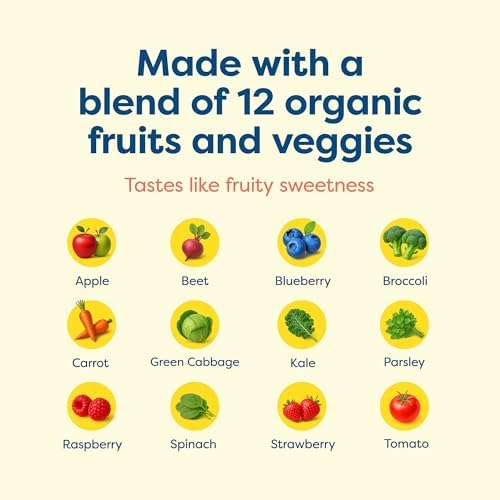 Multivitamínico Hiya Kids – 15+ Vitaminas y Minerales Esenciales con Frutas y Verduras para Niños de 2 Años en Adelante, Sin Azúcar – 20 Paquetes - imagen 6