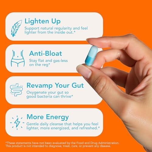 Píldoras Let Loose para Alivio Diario del Estreñimiento - Apoyo para la Hinchazón, Movimiento Intestinal Suave, Limpieza Suave del Intestino, 30 - imagen 5