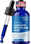 Sweat & Soul Azul Metileno Grado Farmacéutico 2oz - Hecho en EE. UU. - Solución Electrolítica Balanceada 1% - Grado USP, Sin Formaldehído, Sin - imagen 1