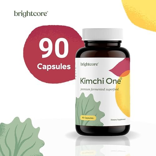 Brightcore Nutrition - Kimchi One, Cápsulas de Polvo de Kimchi, Probióticos, Enzimas y Antioxidantes, Suplemento Premium para la Salud Digestiva, 90 - imagen 7
