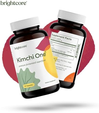 Brightcore Nutrition - Kimchi One, Cápsulas de Polvo de Kimchi, Probióticos, Enzimas y Antioxidantes, Suplemento Premium para la Salud Digestiva, 90 - imagen 8