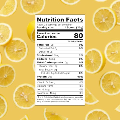 Proteína en Polvo Clear Whey Isolate Myprotein, 35 Porciones (1.9lbs) Sabor Limonada, 20g de Proteína por Porción, Mezcla de Bebida Natural para - imagen 2