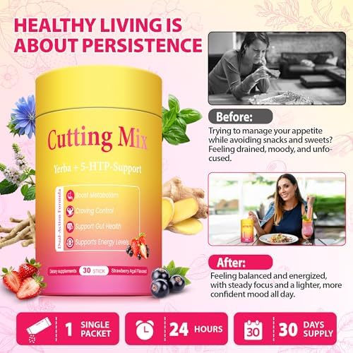 Mezcla de Bebida para Corte BOSNETHUINH – Berberina, Cromo, 5-HTP, Yerba Mate, FOS y Magnesio | Apoya la Saciedad, Energía y Salud Digestiva | Sabor - imagen 7