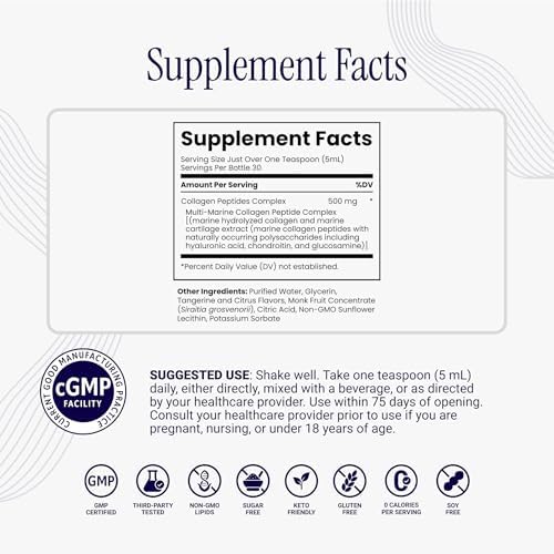 Rho Nutrition Colágeno Liposomal en Líquido - Suplemento de Colágeno de Alta Absorción - Apoya la Elasticidad de la Piel, Salud Articular y - imagen 3
