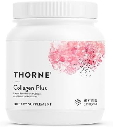 THORNE - Collagen Plus - Polvo de Péptidos de Colágeno con Ribosido de Nicotinamida y Ingredientes Clínicamente Estudiados para la Textura y Humedad - imagen 1