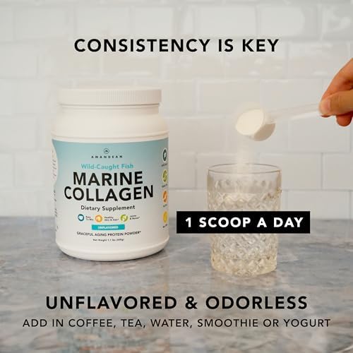 Amandean Polvo de Péptidos de Colágeno Marino. Doble Hidrolizado para Mayor Absorción. Suplemento de Colágeno de Pescado Silvestre. Colágeno Tipo 1 y - imagen 7