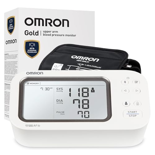 Monitor de Presión Arterial OMRON Gold para Uso en Casa con Manguito para Brazo Superior - Marca #1 Recomendada por Médicos y Farmacéuticos - - imagen 1
