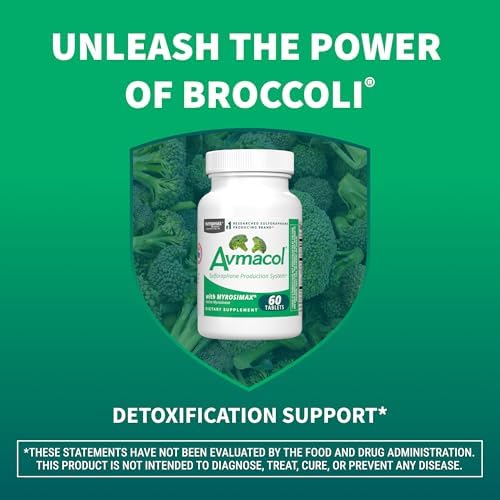 Nutramax Laboratories Avmacol - Suplemento Detoxificante con Glucorafanin y Myrosinasa Activa, 60 Tabletas para Adultos y Niños - imagen 4