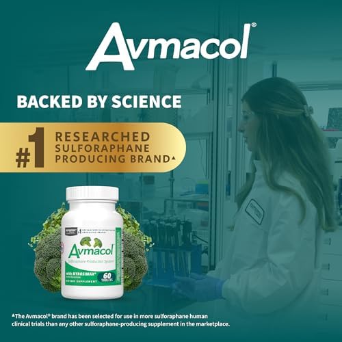 Nutramax Laboratories Avmacol - Suplemento Detoxificante con Glucorafanin y Myrosinasa Activa, 60 Tabletas para Adultos y Niños - imagen 5