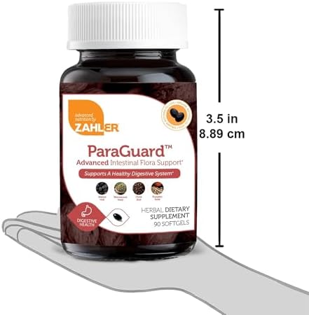 Zahler ParaGuard - Suplemento para la Salud Intestinal de Adultos Ocupados - Con Ajenjo y Clavo para el Equilibrio Digestivo - Kosher, Libre de - imagen 8