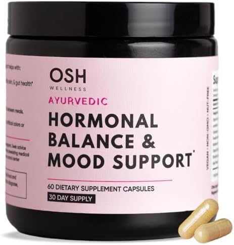 Equilibrio Hormonal Ayurvédico para Mujeres | Reductor de Cortisol | Apoyo para Ánimo, Energía, Estrés y Sueño | Estrógeno | Perimenopausia | - imagen 1