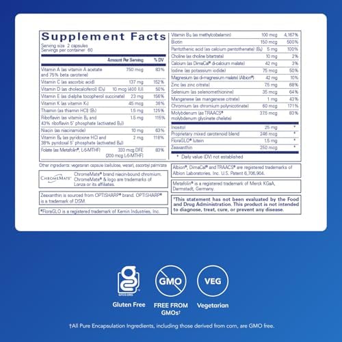 Pure Encapsulations Junior Nutrients - Multivitamínico para Niños y Adolescentes - Sin Hierro - Con Calcio, Vitamina D3 y C - No GMO y Vegetariano - - imagen 2