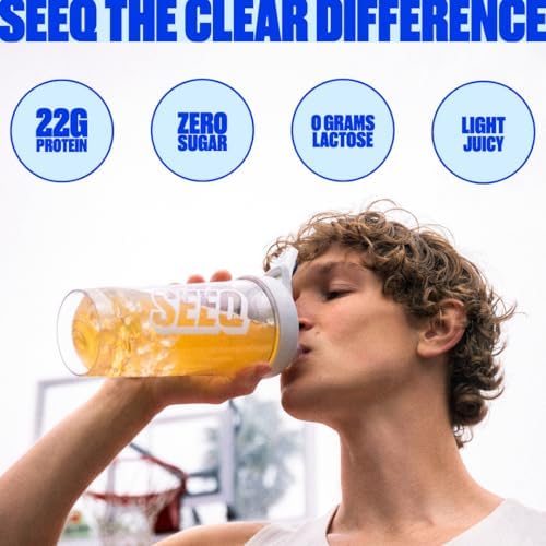 Paquete de Muestras de Proteína Clara SEEQ - 18 Sobres - 22g de Aislado de Proteína de Suero - Sin Azúcar - 0g de Lactosa - Amigable con Alérgenos - - imagen 4