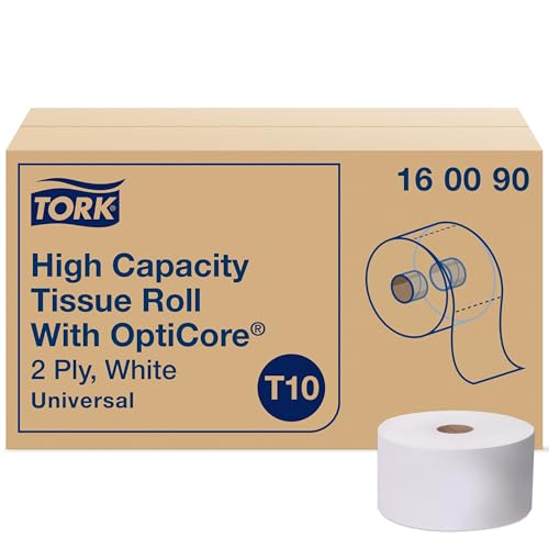 Rollo de Papel Higiénico Tork OptiCore® Mediano Blanco T10, Universal, 2 capas, 12 x 2000 hojas, 160090 - imagen 2