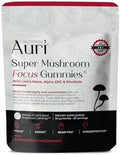 Gomitas de Enfoque Super Hongo Auri Nutrition con Melena de León, Alpha GPC y Rhodiola – Suplemento para la Función Cognitiva, 60 Gomitas, Veganas y - imagen 1