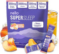 Nello Supersleep, Mezcla de Bebida para Soporte Nocturno, Ashwagandha, Maizinol, L-Glicina, Magnesio Glicinato, Sabor Durazno (Paquete de 20) - imagen 1