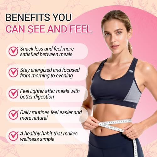 BOSNETHUINH Bebida Mezcla para Cortar – Apoyo a la Saciedad y Metabolismo | Berberina, Cromo, FOS, Yerba Mate y 5-HTP | Salud Digestiva y Energía | - imagen 4