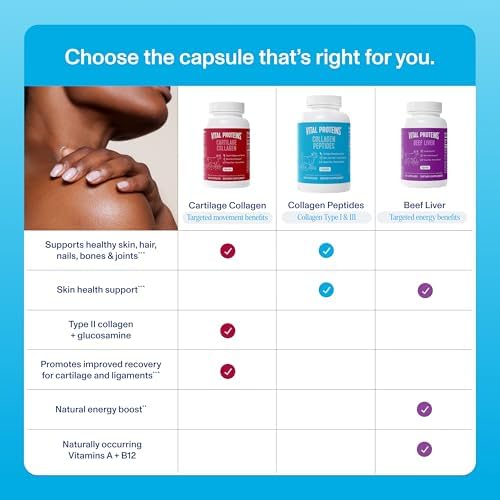 Cápsulas de Colágeno Vital Proteins para Mujeres, Suplemento de Colágeno, 360 Cápsulas - imagen 3