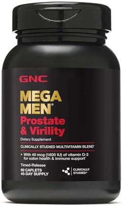 GNC Mega Men Multivitamínico para la Salud Prostática y Virilidad Masculina, Apoya la Salud Sexual y Prostática, 90 Cápsulas - imagen 1