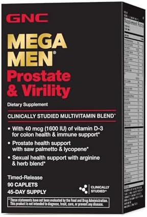 GNC Mega Men Multivitamínico para la Salud Prostática y Virilidad Masculina, Apoya la Salud Sexual y Prostática, 90 Cápsulas - imagen 3