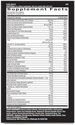 GNC Mega Men Multivitamínico para la Salud Prostática y Virilidad Masculina, Apoya la Salud Sexual y Prostática, 90 Cápsulas - imagen 4