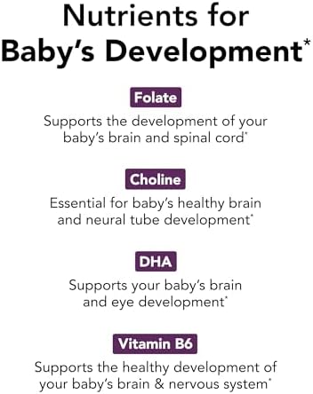 Theralogix TheraNatal Complete Suplemento Prenatal - Suministro para 91 Días - con DHA, Vitamina D3, Folato, Yodo, Colina, Hierro, Vitamina B6 y Más - imagen 3