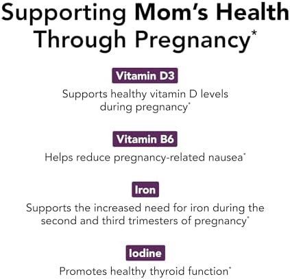 Theralogix TheraNatal Complete Suplemento Prenatal - Suministro para 91 Días - con DHA, Vitamina D3, Folato, Yodo, Colina, Hierro, Vitamina B6 y Más - imagen 4