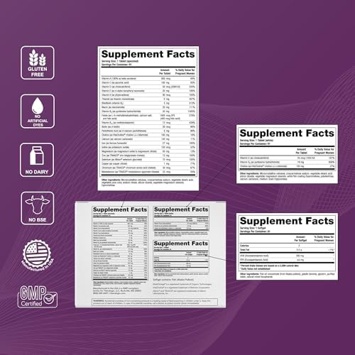 Theralogix TheraNatal Complete Suplemento Prenatal - Suministro para 91 Días - con DHA, Vitamina D3, Folato, Yodo, Colina, Hierro, Vitamina B6 y Más - imagen 7