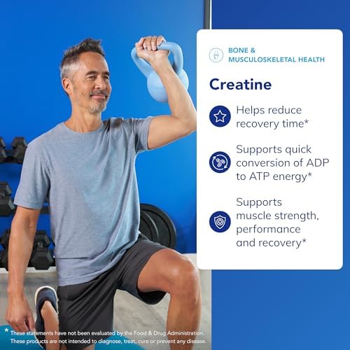 Creatina Pure Encapsulations - Suplemento para Fuerza Muscular, Rendimiento y Recuperación - Polvo para Pre-Entreno - Sin Gluten, No OGM y - imagen 3