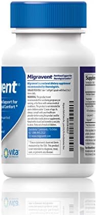 Vita Sciences Migravent – Fórmula Nutricional Avanzada con Magnesio, CoQ10, Vitamina B2 y Butterbur para Bienestar Cerebral y Circulatorio – 60 - imagen 5