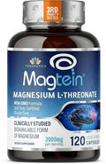 Magnesio L-Treonato Magtein, Suplemento para la Memoria, Enfoque y Sueño, Alta Absorción, 2,000 mg, 120 Cápsulas Veganas, Sin Efecto Laxante - imagen 1