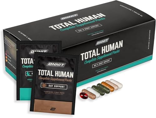 ONNIT Total Human Multivitamin para Adultos, Paquetes de Cápsulas Diarias y Nocturnas, Suplemento Dietético, 30 Días, 60 Paquetes - imagen 1