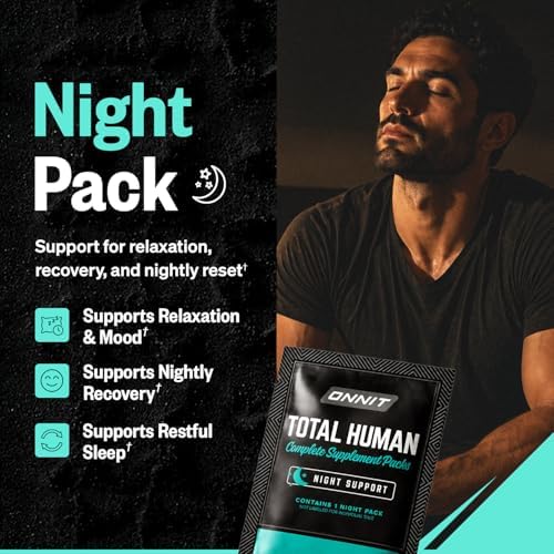 ONNIT Total Human Multivitamin para Adultos, Paquetes de Cápsulas Diarias y Nocturnas, Suplemento Dietético, 30 Días, 60 Paquetes - imagen 7