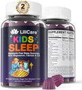 Gomitas para Dormir LILICARE para Niños - Suplemento Natural Sin Melatonina con Magnesio, Calcio, D3, B6 y L Teanina (Paquete de 2) - imagen 1
