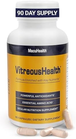 Suplemento para los Ojos MacuHealth VitreousHealth Basado en Evidencia - 90 Cápsulas - imagen 1